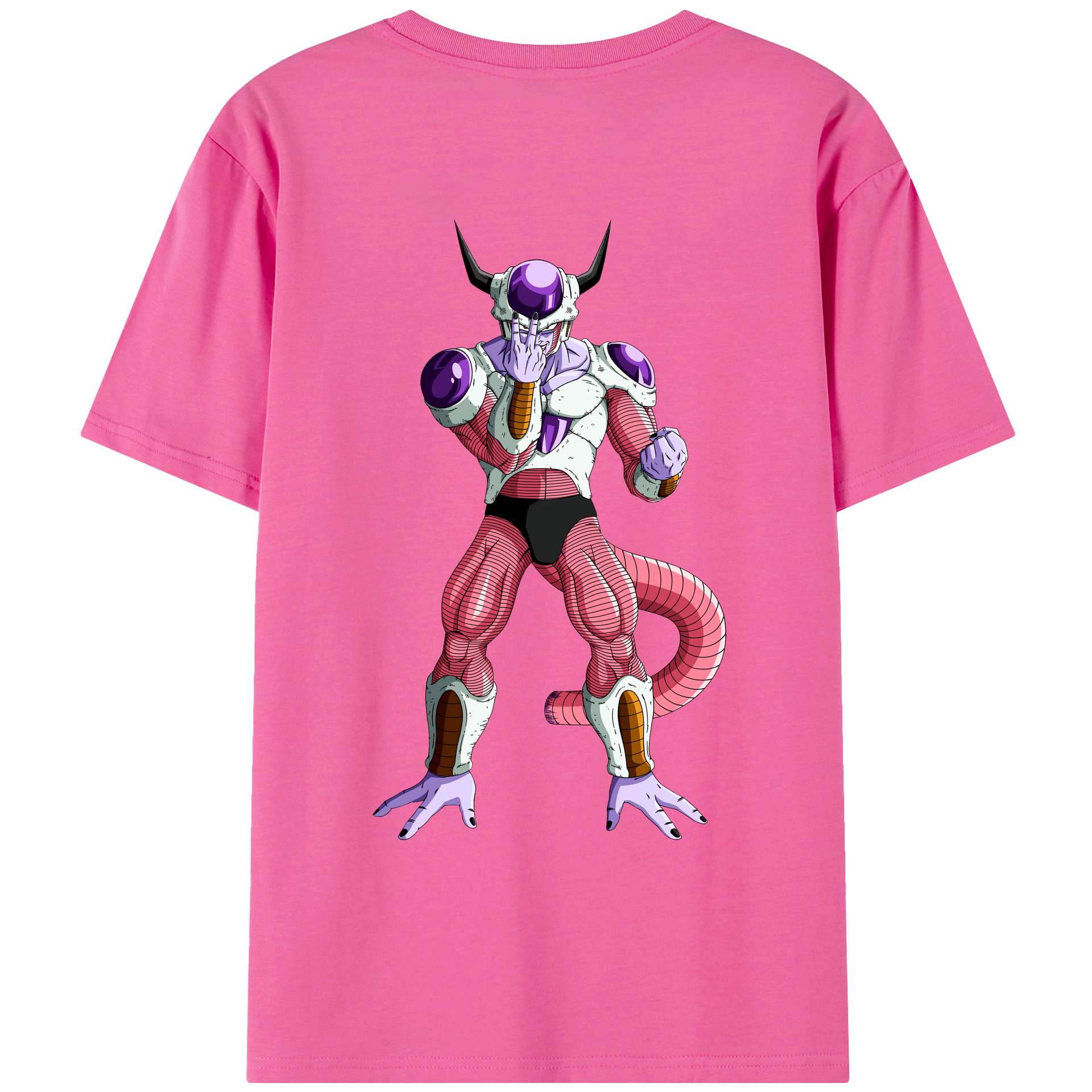 （画像用） ドラゴンボール フリーザ DRAGON BALL Frieza レディース半袖Tシャツ(バックプリント)